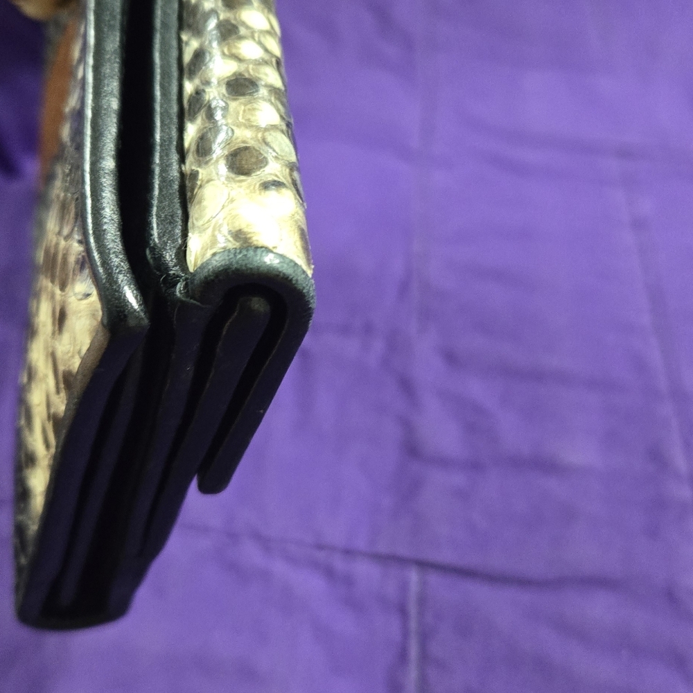 Gucci Python Continental Wallet With Tiger Head C… - image 5